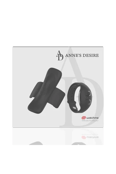 Slip vibrante  Con Tecnologia Watchme Anne's Desire Nero