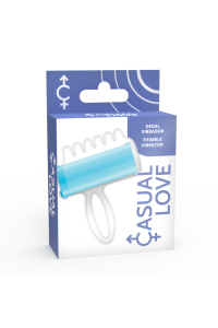 Vibratore ditale Casual Finger azzurro