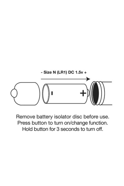 Bullet vibrante RO-80 mm Midnight Metal