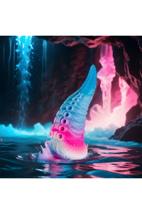 Dildo tentacolo azzurro Phorcys taglia grande