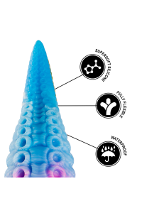 Dildo tentacolo azzurro Phorcys taglia piccola