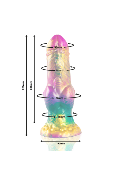 Dildo con testicoli Iris