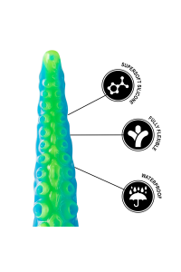 Dildo a tentacolo fluorescente Scylla formato grande