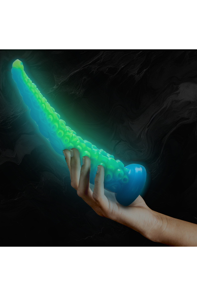 Dildo a tentacolo fluorescente Scylla formato grande