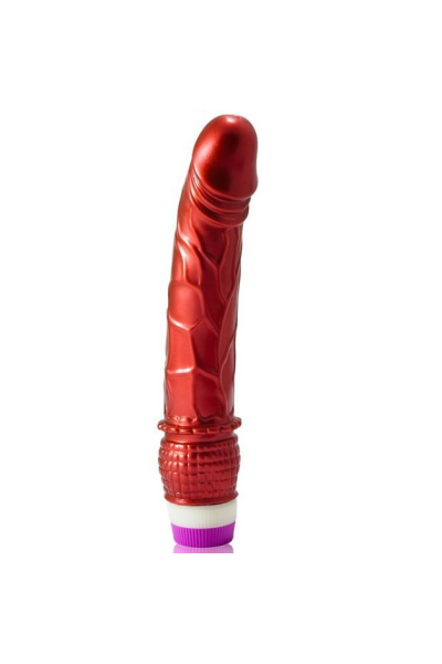 Vibratore realistico Waves Of Pleasure rosso 23 cm