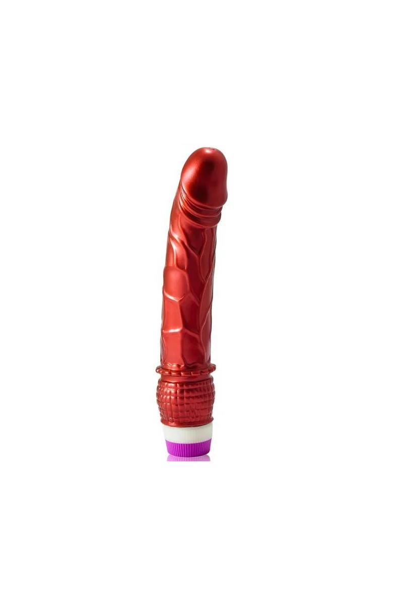 Vibratore realistico Waves Of Pleasure rosso 23 cm