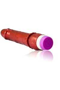 Vibratore realistico Waves Of Pleasure rosso 23 cm