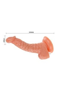 Vibratore realistico rotante Super Rota Dong 20,5 cm