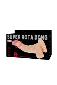 Vibratore realistico rotante Super Rota Dong 20,5 cm