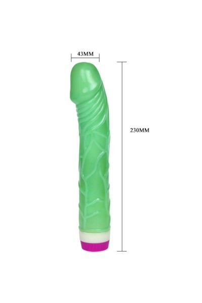 WAVES OF PLEASURE VIBRADOR VERDE 23 CM