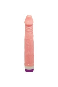 VIBRADOR REAL�STICO NATURAL 22 CM