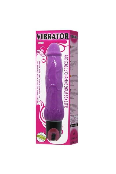 Vibratore realistico ricaricabile viola