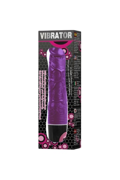 Vibratore realistico multi velocità 24 cm viola