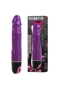 Vibratore realistico multi velocità 24 cm viola