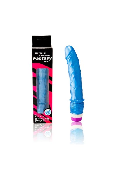 Vibratore realistico Waves Of Pleasure 23 cm azzurro