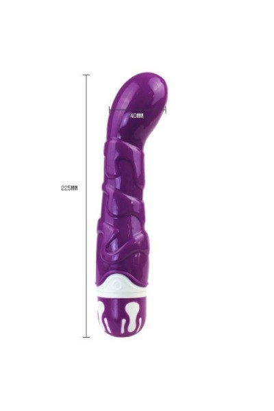 Vibratore punto G The Realistic Cock viola 22,5 Cm