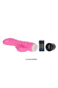 Vibratore rabbit Realistic Cock rosa