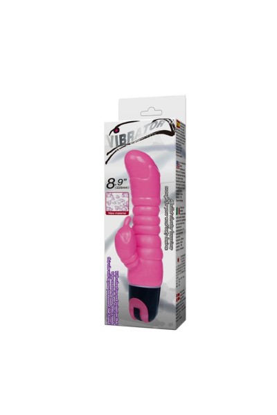 Vibratore rabbit Realistic Cock rosa