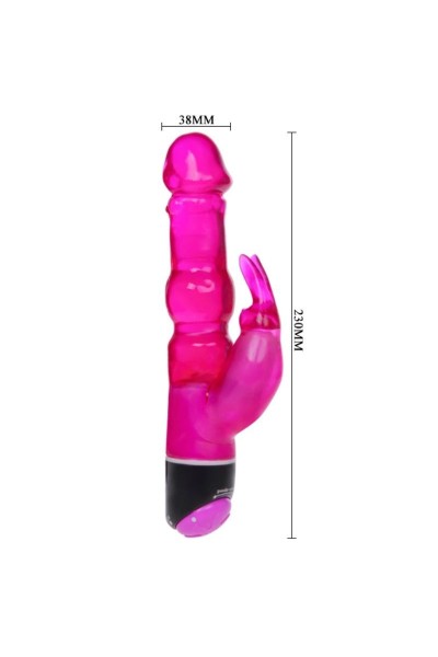 Vibratore rabbit Waves Of Pleasure 23 cm