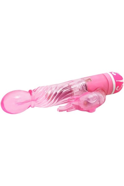 Vibratore rabbit Lovers rosa 18 cm