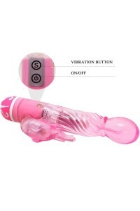 Vibratore rabbit Lovers rosa 18 cm