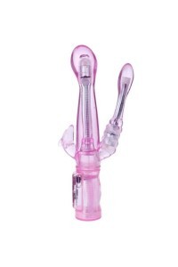 VIBRADOR FLEXIBLE CON ESTIMULADOR ANAL