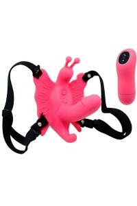 Stimolatore vaginale clitorideo a forma di farfalla Ultra Passionate