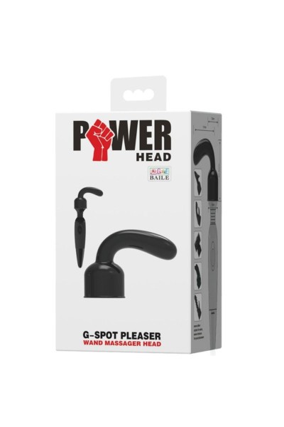 POWER HEAD CABEZAL INTERCAMBIABLE PARA MASAJEADOR - G SPOT PLEASER