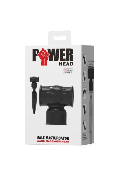 POWER HEAD CABEZAL INTERCAMBIABLE PARA MASAJEADOR MASCULINO