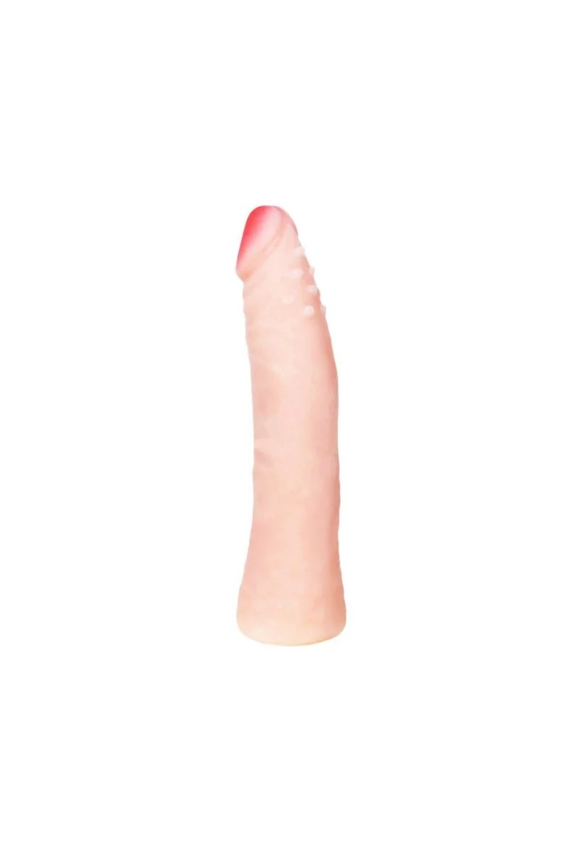 DILDO SILICONA TACTO PIEL  REALISTICO 19CM