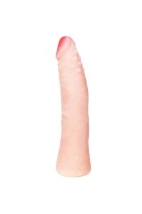 DILDO SILICONA TACTO PIEL  REALISTICO 19CM