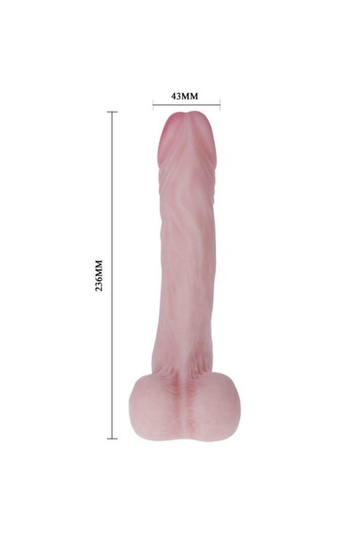 Dildo realistico con ventosa 23,6 cm