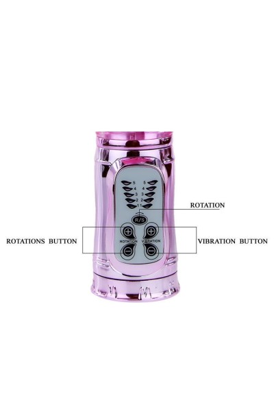 Vibratore rabbit rotante Throbbing