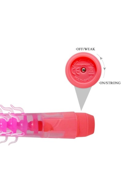 Vibratore Flexi Vibe Sensual Spine rosa 23,5 cm