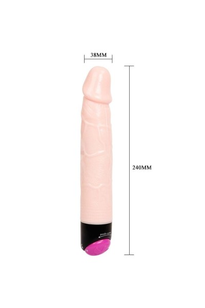 Vibratore realistico rotante Colorful 24 cm