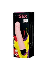 Vibratore realistico rotante Colorful 24 cm