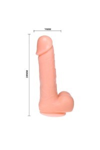 Vibratore realistico rotante 20 cm