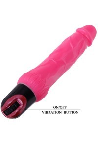 Vibratore realistico multi velocità rosa 24 cm