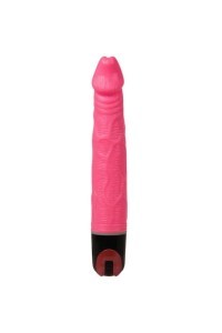 Vibratore realistico multi velocità rosa 24 cm