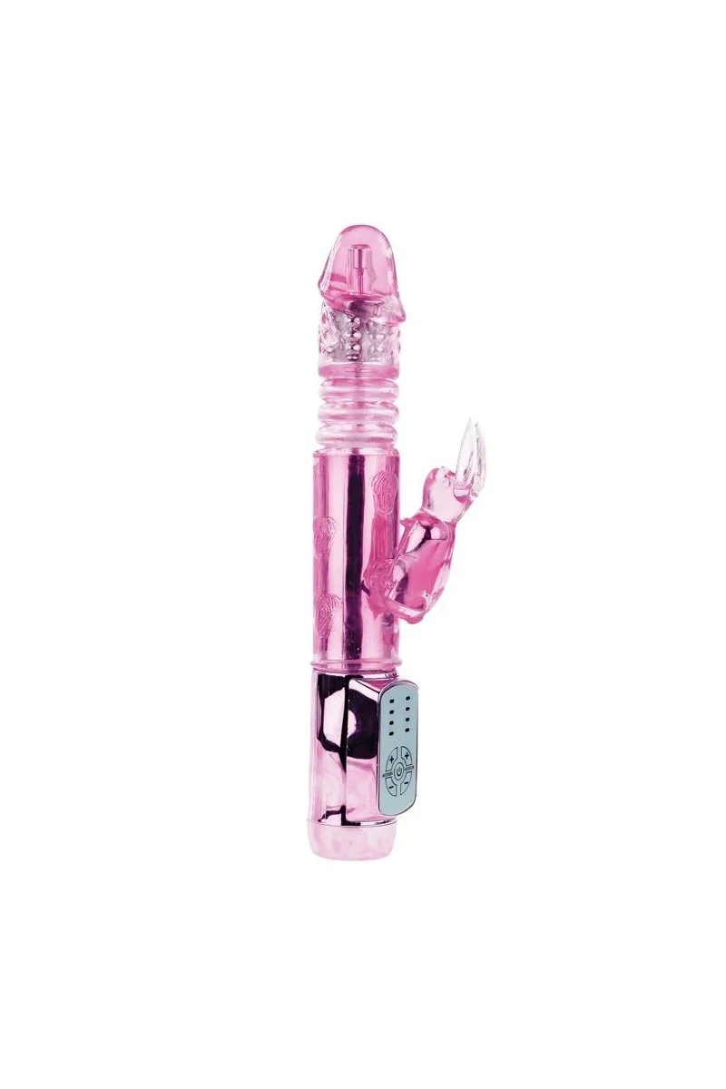 Vibratore rabbit rotante e con sistema su e giù Throbbing Bunny 24,5 cm