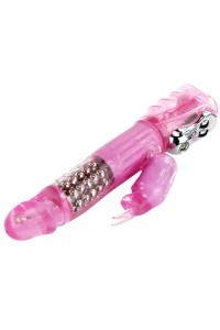 Vibratore rabbit rotante Throbbing Bunny 25,5 cm