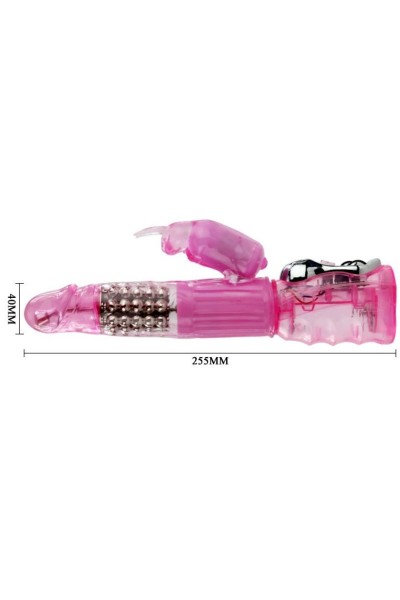 Vibratore rabbit rotante Throbbing Bunny 25,5 cm