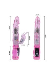 Vibratore rabbit rotante lilla