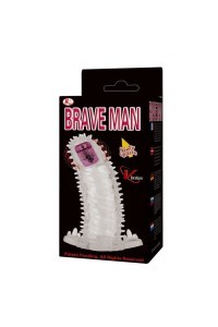 Guaina fallica vibrante Brave Man 2