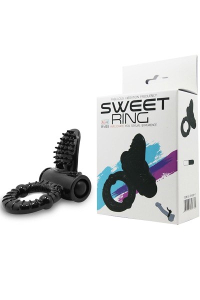 SWEET RING ANILLO VIBRADOR CON RABBIT TEXTURADO