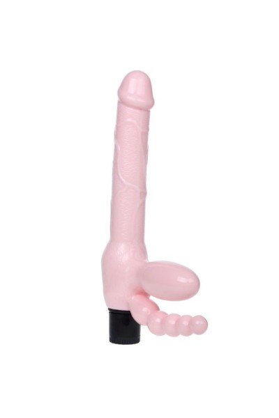 Strapless vibrante con stimolatore anale Super Strapless Dildo