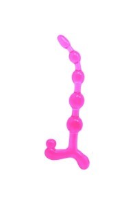 Palline anali Bendy Twist rosa