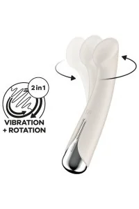 Vibratore punto G Spinning 1 beige