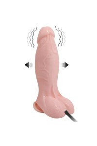 DILDO REALISTICO VIBRADOR E INFLABLE 18.8 CM