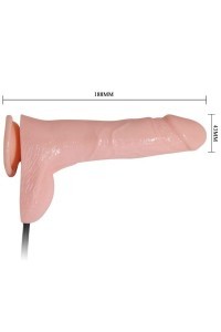 DILDO REALISTICO VIBRADOR E INFLABLE 18.8 CM